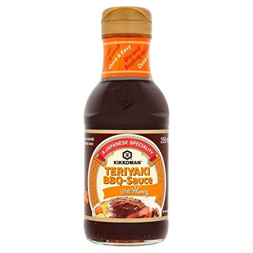 Kikkoman Teriyaki BBQ Sauce - 250ml -8.45fl oz- Kikkoman Teriyaki BBQ Sauce - 250ml -8.45fl oz-