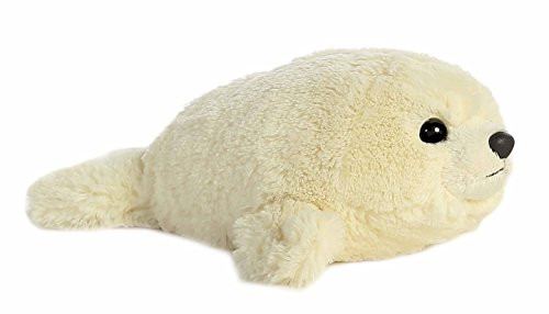 Aurora  31384  Mini Flopsie Baby Harp Seal  Soft Toy  White