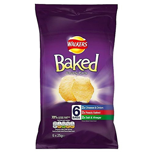 Walker s Baked Variety Snacks 6 x 25g