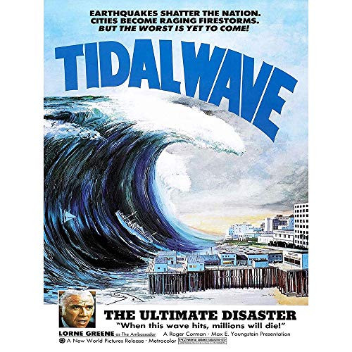Wee Blue Coo Movie Film Tidal Wave Ultimate Disaster Lorne Green USA Unframed Wall Art Print Poster Home Decor Premium
