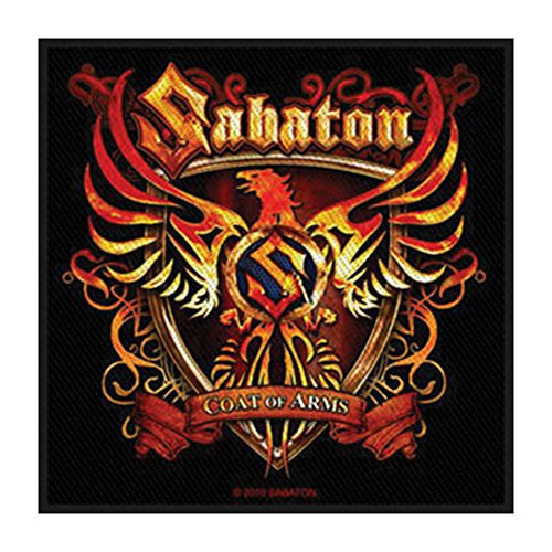 Sabaton Coat Of Arms Patch Cover Art Heavy Metal Music Woven Sew On Applique