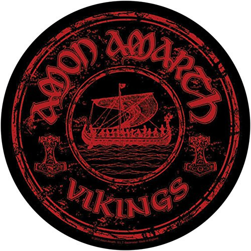 Amon Amarth Men s Vikings Back Patch Black