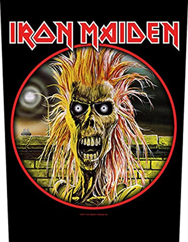 XLG Iron Maiden First Album Back Patch Rock Music Mascot Jacket Sew On Applique