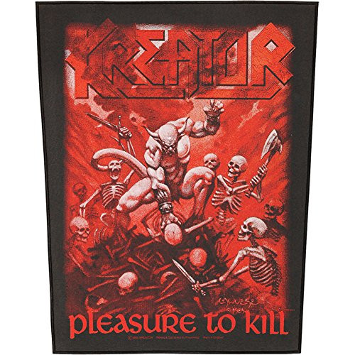 Kreator Men s Back Patch Black