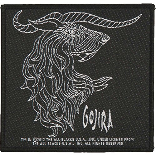 Gojira Men s Horns Woven Patch Black