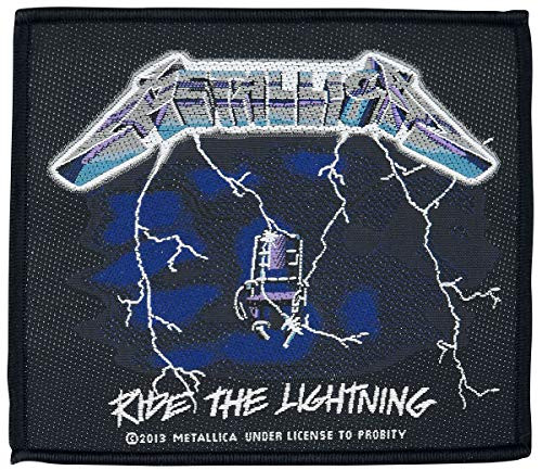 Metallica Men s Ride The Lightning Woven Patch Multi