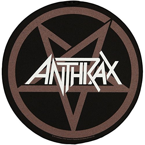 Anthrax Men s Pentathrax Back Patch Black