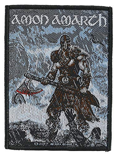 Amon Amarth Jomsviking Patch Death Metal Band Woven Badge Sew On Applique