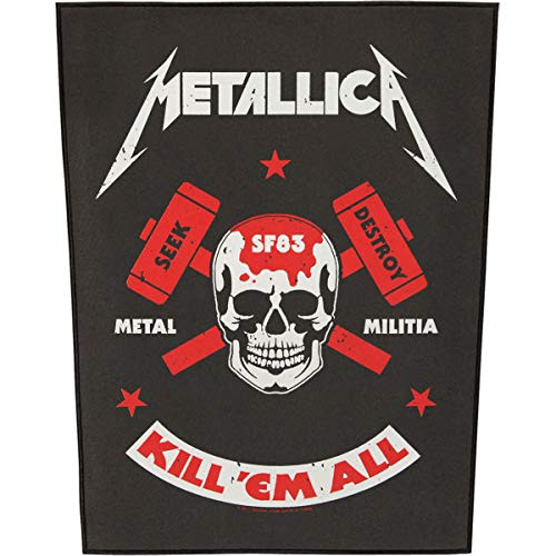 Metallica Back Patch  Metal Militia
