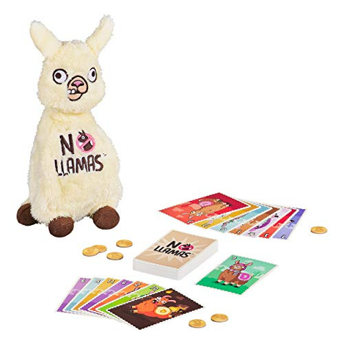 Ridley s No Llamas Fast-Paced Action Card Game with Plush Llama  2-5 Players  Ages 8 Plus