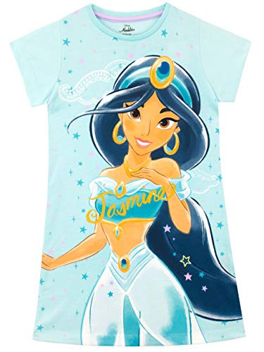 Disney Girls  Aladdin Nightdress Jasmine Size 6 Blue