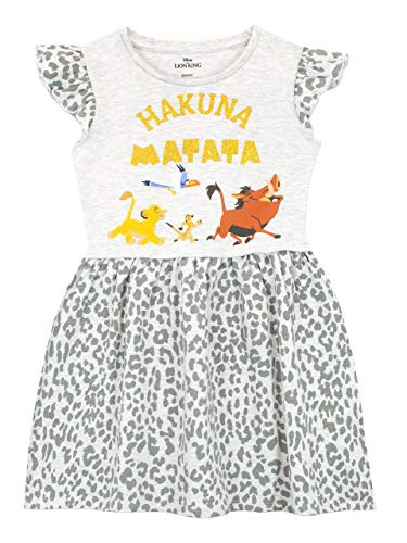 Disney Girls  The Lion King Dress Size 5 Grey