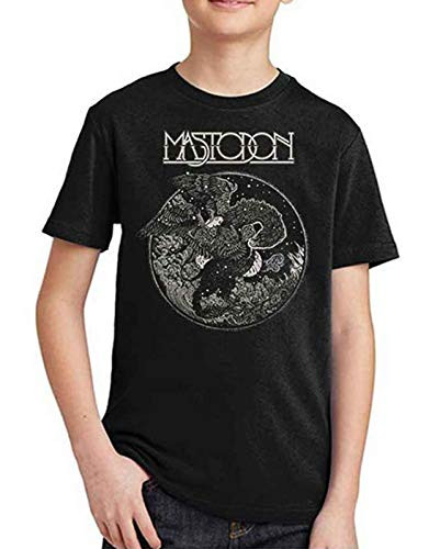 Mastodon Kids T Shirt Griffin Band Logo Official Black Ages 5-14 Yrs Size XX-Large -13 14 Yrs-