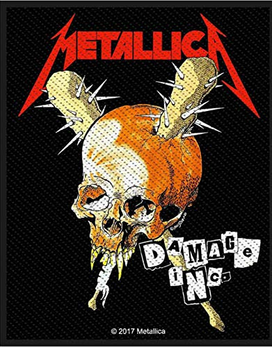 Metallica Patch Damage Inc Band Logo Official Woven Sew On 10Cm X 8Cm