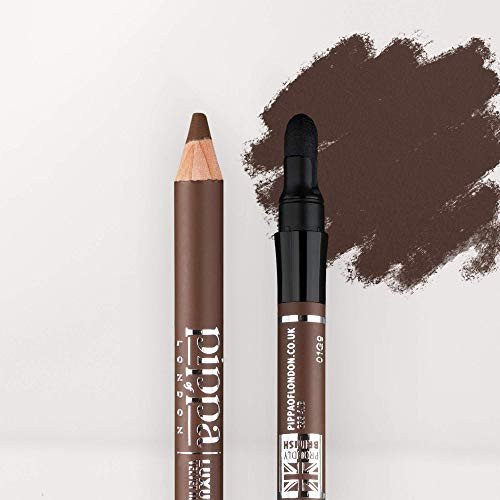 Pippa of London Perfect Brow Long Wearing Eyebrow Pencil for Women - Velvet Matte Eyebrow Pencil - Eye Make Up Gifts for Women - Buildable Brow Highlighter Pencil - Easy Blend Velvet Eyebrow Pencil