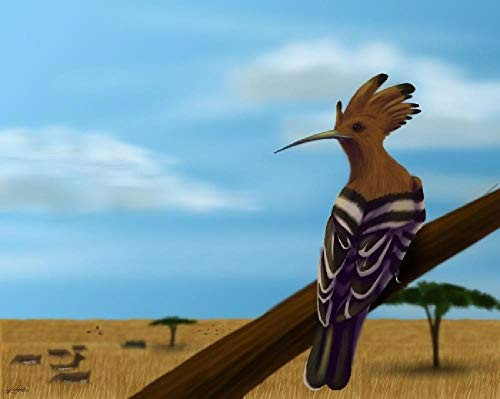 The Child Beginner Adult Cartoon Woodpecker Illustration 1000 Piece Wooden Jigsaw Puzzle