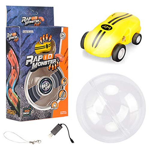 wastreake Mini High Speed Toy Car  Micro Racer Stunt Cars 360 Degree Rotating Pocket Racer  Mini High Speed Toy Car Glow in The Dark for Kids