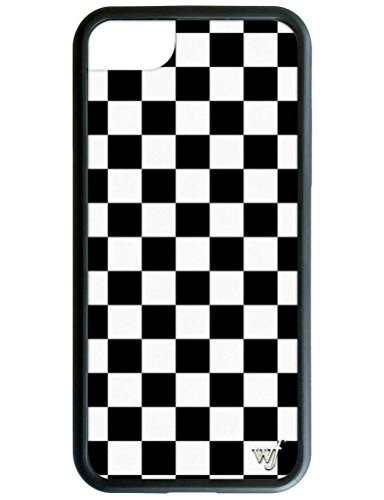 Wildflower Limited Edition iPhone Case for iPhone 6, 7, or 8 (Black Checkered)