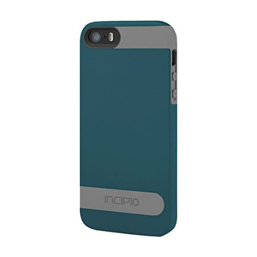Incipio OVRMLD Case for iPhone 5S - Retail Packaging - Blue/Gray