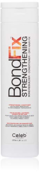Celeb Luxury BondFix Strengthening Bond Rebuilder Moisturizing Hair Conditioner Dry Hair Fix: Strengthens, repairs bleached, highlighted, dry, damaged and color treated hair, prevents breakage Celeb Luxury BondFix Strengthening Bond Rebuilder Moisturizing Hair Conditioner Dry Hair Fix: Strengthens, repairs bleached, highlighted, dry, damaged and color treated hair, prevents breakage