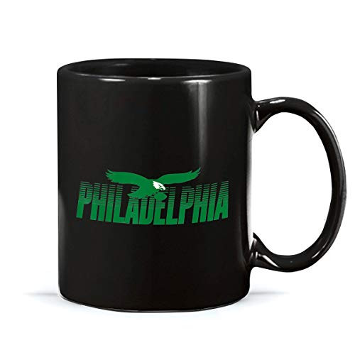 Coffee Mug Philadelphia Football Vintage Philly Retro Eagle Gift Classic-Black-15oz- Mugs for Everyone