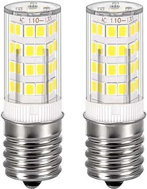 Microwave Oven Bulb Ceramic 4W E17 LED Bulb Appliance Light Bulbs Intermediate Base Light Bulb for Oven 40W Halogen Bulb Equivalent Dimmable AC 110V-130V Daylight White 6000K 350LM Pack of 2 Microwave Oven Bulb Ceramic 4W E17 LED Bulb Appliance Light Bulbs Intermediate Base Light Bulb for Oven 40W Halogen Bulb Equivalent Dimmable AC 110V-130V Daylight White 6000K 350LM Pack of 2