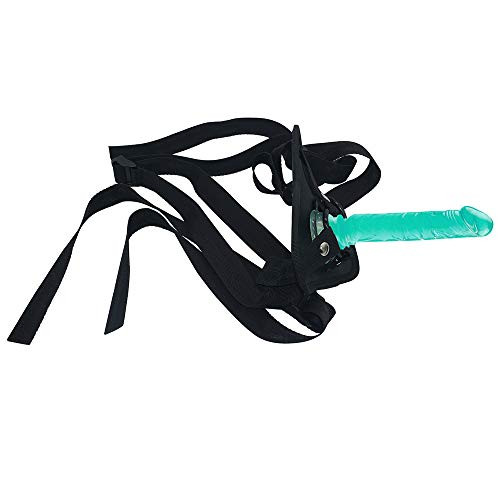 6 Inch Beginner Strap on Dillo for Couples Pegging Adjustable Straps Double Pleasure Toys -Green-