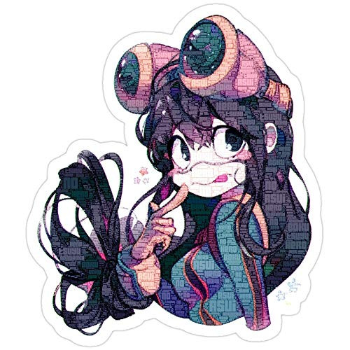 Vijk kor Tsuyu Asui - Boku no Hero Academia - My Hero Academia Stickers -3 Pcs Pack-