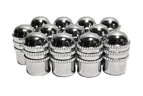 Type Valve Caps with Inner Seals This is a pack of twelve metal Dome