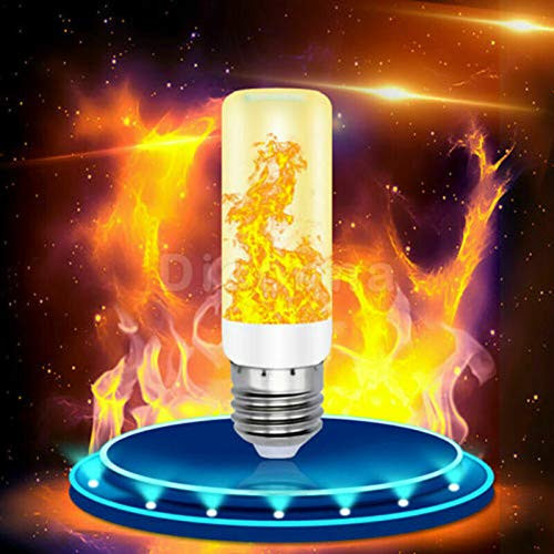 LED Flicker Flame Light Bulb Simulated Burn Fire Effect Festival Party Decor E27