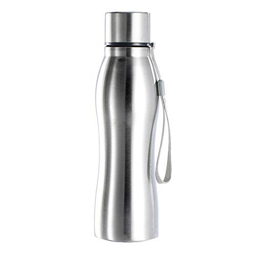 CactusAngui 750ml Portable Single Wall Stainless Steel Water Bottle Outdoor Sports Drink Cup for Cyclists  Runners  Hikers  Beach Goers  Picnics  Camping 750ml