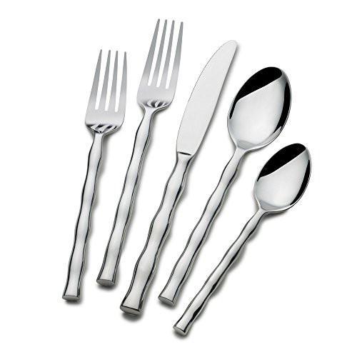 Towle Living 5032189 20-Piece Calypso Stainless Steel Flatware Set, Service for 4