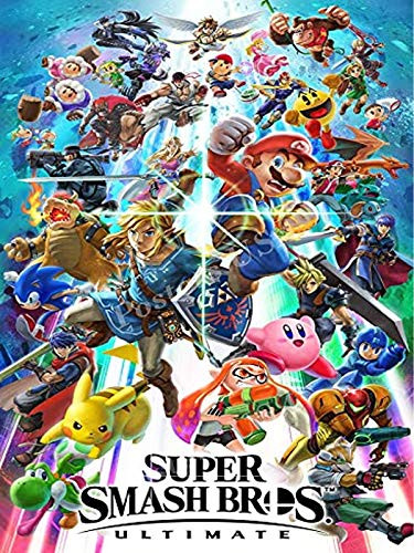 self Super Smash Bros Ultimate Switch 12 x 16 inch Poster Bhurma Collection