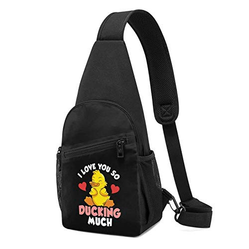 I Love You So Ducking Much Clouds Sling Bag Sling Bag Chest Bag Shoulder Backpack Cross Body