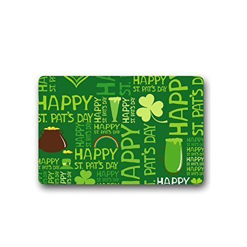 Custom Happy St.Patrick s Day Door Mat Rug Indoor Front Door Shower Bathroom Entrance Mats Rugs Doormat  Non-Slip Doormats  Size40X60CM. Custom Happy St.Patrick s Day Door Mat Rug Indoor Front Door Shower Bathroom Entrance Mats Rugs Doormat  Non-Slip Doormats  Size40X60CM.
