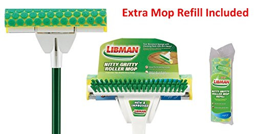 Libman Nitty Gritty Roller Mop With Extra Mop Refill