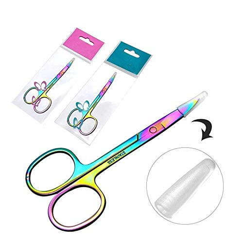Eyebrow Scissors Stainless Steel Color Titanium Eye Brow Trimming Makeup and eyebrow beauty scissors Tools Accessories Eyebrow Scissors Stainless Steel Color Titanium Eye Brow Trimming Makeup and eyebrow beauty scissors Tools Accessories