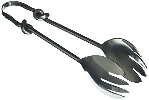 Abbott Collection Stainless Steel Knot Handle Salad Tongs