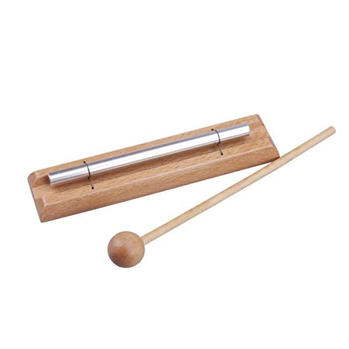 Artibetter Solo Energy Chime Solo Percussion Instrument with Mallet Meditation Chime for Kids Beginner