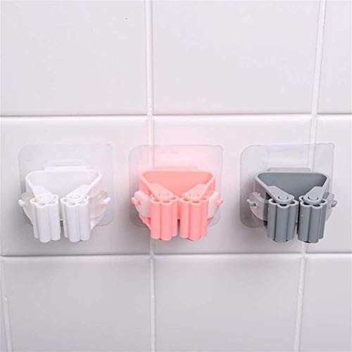 ZXy Mop Holder 6Pc Mop Broom Holder Wall Mounted Mop Holder Household Adhesive Storage Broom Hanger Mop Hook Racks Kitchen Bathroom ZXy Mop Holder 6Pc Mop Broom Holder Wall Mounted Mop Holder Household Adhesive Storage Broom Hanger Mop Hook Racks Kitchen Bathroom