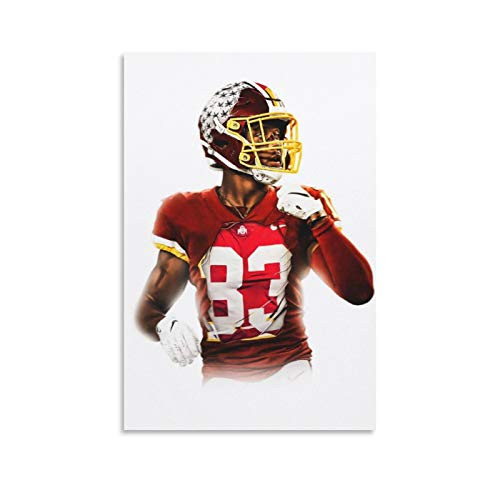 ERTYJ American Football Sports Poster Terry McLaurin Poster Decorative Painting Canvas Wall Art Living Room Posters Bedroom Painting 12x18inch-30x45cm- ERTYJ American Football Sports Poster Terry McLaurin Poster Decorative Painting Canvas Wall Art Living Room Posters Bedroom Painting 12x18inch-30x45cm-