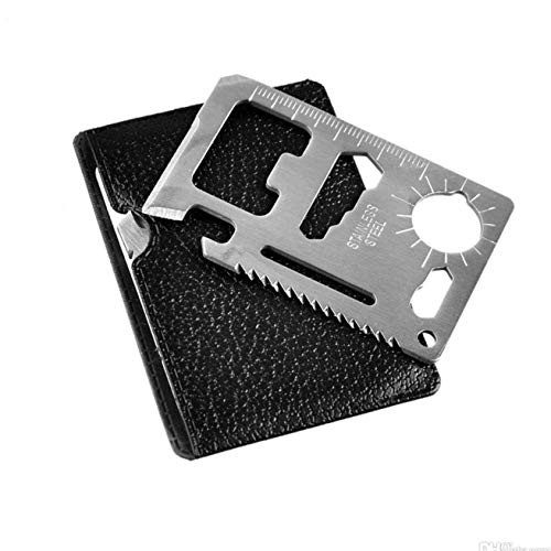 Lodo Smate Beer Opener Credit Card Multitool Survival Pocket Tool - 11 in 1 Credit Card Size Survival Card Hand Tools Wallet Pocket Tool Lodo Smate Beer Opener Credit Card Multitool Survival Pocket Tool - 11 in 1 Credit Card Size Survival Card Hand Tools Wallet Pocket Tool