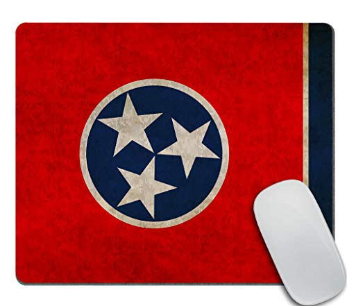 Amcove Flag of Tennessee Mousepad Non-Slip Rubber Gaming Mouse Pad Rectangle Mouse Pads for Computers Laptop