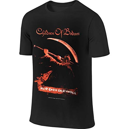 Children of Bodom Hate Crew Deathroll Comfort Men s Cotton Sport Short Sleeve T-Shirt Black XL Gifts Children of Bodom Hate Crew Deathroll Comfort Men s Cotton Sport Short Sleeve T-Shirt Black XL Gifts