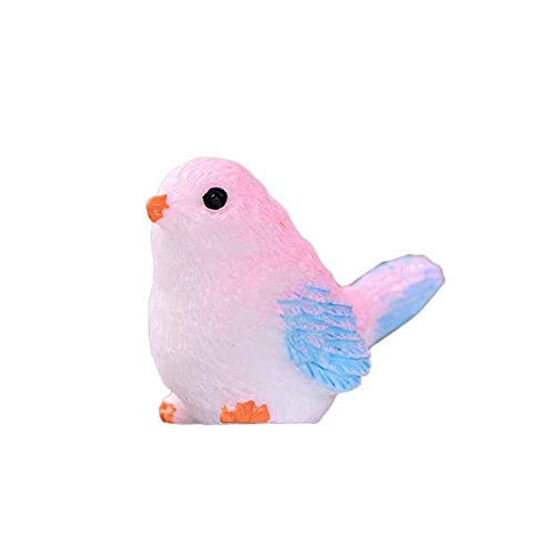 YuYe-xthriv Micro Landscape Doll House Accessories Cute Simulation Bird Animal Mini Figurine Model DIY Landscape Garden Ornament Pink YuYe-xthriv Micro Landscape Doll House Accessories Cute Simulation Bird Animal Mini Figurine Model DIY Landscape Garden Ornament Pink