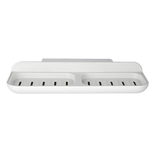 Tarente Bathroom Wall Mounted Suction Cup Soap Holder Cup Box Dish Soap Storage Shower Tray