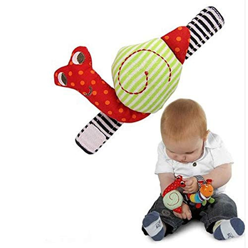 LAIMALA Baby Wrist Rattles Toys  Infant Developmental Hand Grip Baby Toys with Sound for 3 6 9 12 Months  Newborn Gift  Shaker Toy Ring Rattle