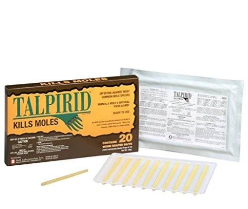 Talprid Moles Bait 1/2 Box(10 Worms Shaped Baits)