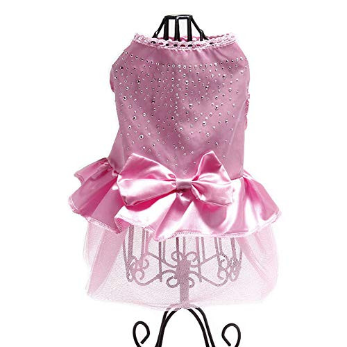 litymitzromq Pet Clothes for Small Dog Cat  Cute Pet Puppy Small Dog Princess Bow Tutu Dress Cat Skirt Spring Summer Clothes Cute Puppy Dog Clothing Summer Cool Vest for Pet Sweatshirt