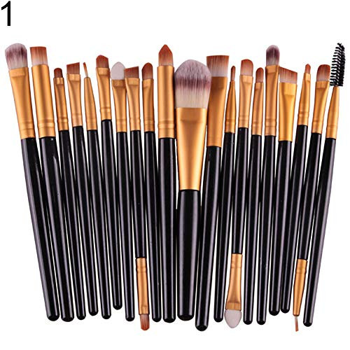 litymitzromq Makeup Brushes 20Pcs Professional Beginners Makeup Brushes for Eyebrow Eyeshadow Beauty Tool Blending Foundation Powder Blush Concealers Highlighter Eye Shadows Brushes Kit litymitzromq Makeup Brushes 20Pcs Professional Beginners Makeup Brushes for Eyebrow Eyeshadow Beauty Tool Blending Foundation Powder Blush Concealers Highlighter Eye Shadows Brushes Kit